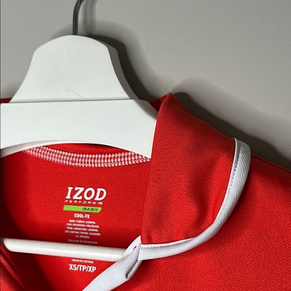 Izod Vibrant Red Polo Shirt - Picture 6 of 11